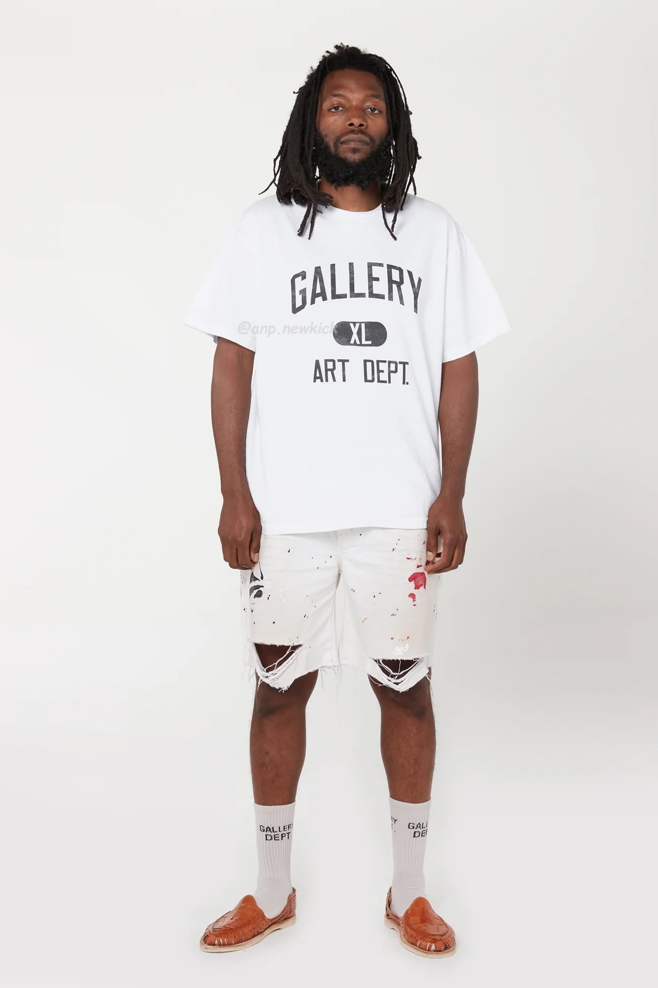 Gallery Dept Logo Printed Cotton T Shirt (2) - newkick.app